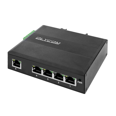 5 θύρες Rj45 μη διαχειριζόμενος διακόπτης Gigabit Ethernet Ip40 E-Mark Din-Rail Industrial