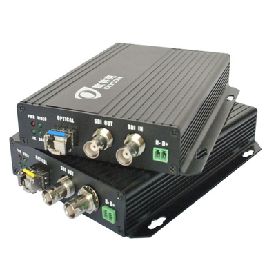 1 CH 3G SDI σε LC μετατροπέας οπτικών ινών έως 20km SM Singer Fiber 3G SDI Extender