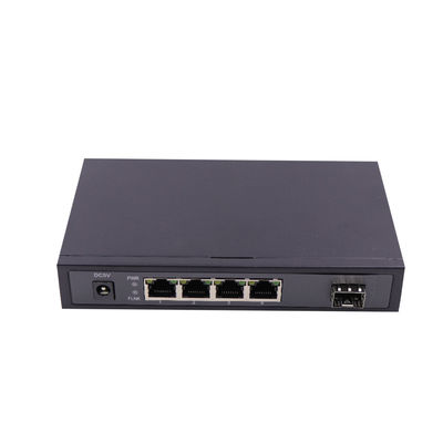 Διακόπτης Ethernet οπτικών ινών Unmanaged IEEE802.3x με 4 RJ45 10/100Mbps