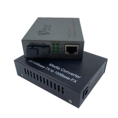 Wdm γρήγορο σύνολο μετατροπέων μέσων Ethernet οπτικών ινών - διπλός έλεγχος ροής