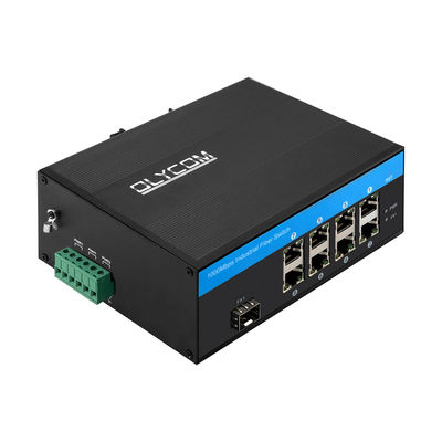 IP44 βιομηχανική εγκατάσταση 8 ραγών Ethernet DIN διακοπτών δικτύων λιμένες RJ45