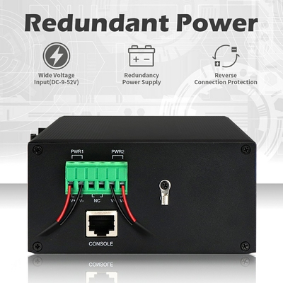 8 Port PoE Managed Switch 8 SFP 2.5G Fiber ERPS Ring L2 Διαχειρίσιμη εξωτερική χρήση