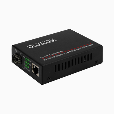 LC ίνα στο μετατροπέα 10/100/1000M μέσων Ethernet SFP χαλκού Gigabit Rj45