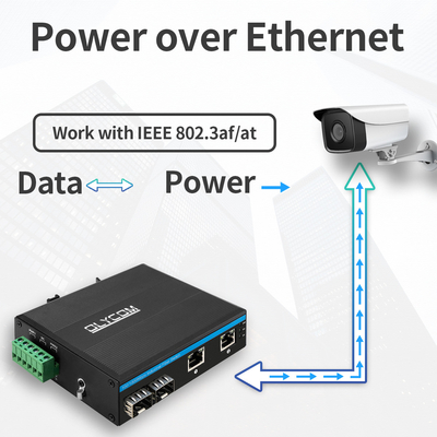 4 μίνι διακόπτης 48v Unmanaged σημείου εισόδου Ethernet δικτύων Gigabit λιμένων σημείου εισόδου