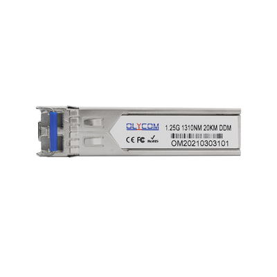 1.25G SFP Transceiver 20KM Μονότροπος 1000Base-LX 1310nm Δύο συνδετήρες LC με DDM