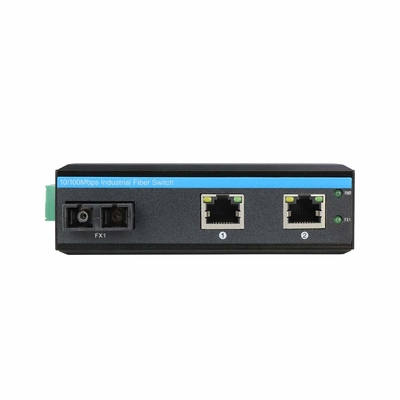 Gigabit Ethernet Mini Fiber Switch Gigabit Δίκτυο SC Οπτική 20KM Μη διαχειριζόμενο τοίχωμα