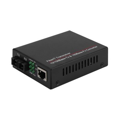 Μετατροπέας μέσων οπτικών ινών Gigabit 20KM Single Mode Duplex SC Connector μη διαχειριζόμενος