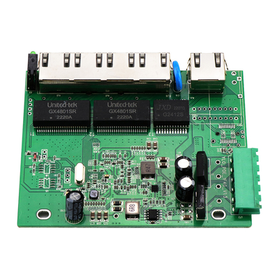 5 θύρες E-Mark Industrial Network Switch PCBA Gigabit βασισμένη μη διαχειριζόμενη 12V 24V