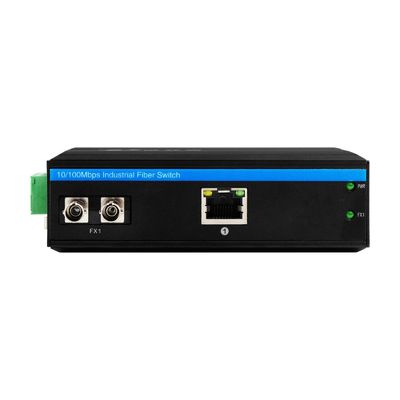 Μίνι ανθεκτικός μετατροπέας πολυμέσων Gigabit Ethernet μη διαχειριζόμενος ST Fiber 30km Διπλό DC12V CE FCC