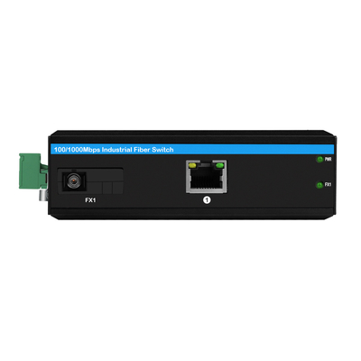 Βιομηχανικός μετατροπέας μέσων POE Gigabit Ethernet DC48V 30W μη διαχειριζόμενη ανθεκτική θήκη