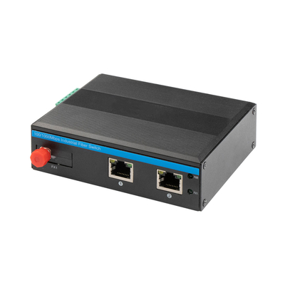 Σκληροποιημένο Gigabit μη διαχειριζόμενο μετατροπέα μέσων μαζικής ενημέρωσης FC Fiber Single Core 12V 24V Mini Case