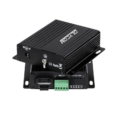 RS232 Serial Fiber Optic Modem 40KM Διπλή ίνα SC Port Συμπληρωμένο μέγεθος