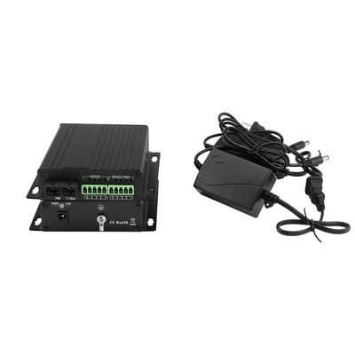 RS232 Serial Fiber Optic Modem 40KM Διπλή ίνα SC Port Συμπληρωμένο μέγεθος