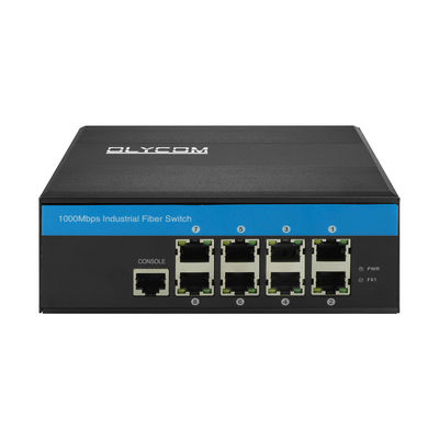 8-Port Managed PoE Switch Gigabit Network 240W Active PoE Rugged Case Vitesse Chipset CE