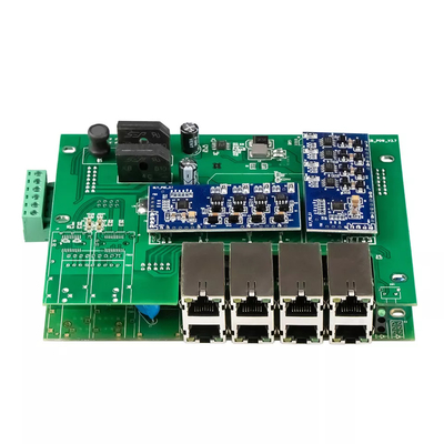 8 Port Managed PoE Switch Gigabit Ethernet 240W Ενεργός POE ανθεκτικός θήκης Chip Vitesse