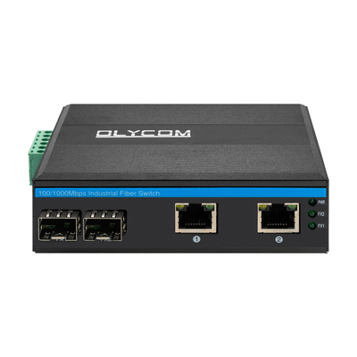 4 ράγα 12V 24V διακοπτών DIN σημείου εισόδου Gigabit Unmanaged Ethernet λιμένων