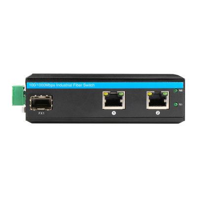3 θύρες Σύνδεσμος Gigabit Ethernet Επικοινωνία σκληρυμένη 100/1000M ίνες διπλή είσοδος 24V