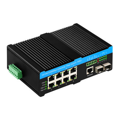 Gigabit 802.3bt PoE Διαχειριζόμενο 8 Port Switch 2.5G Fiber Web L2 Διαχειριζόμενο χωρίς ανεμιστήρα 720W
