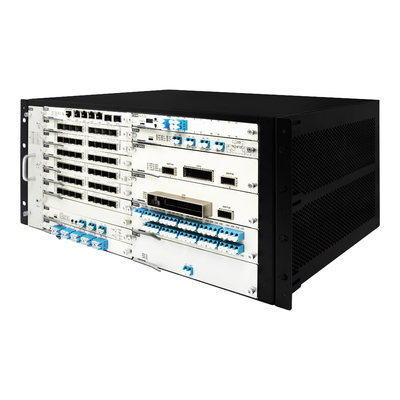19» λύσεις δικτύων μετάδοσης 5U OTN DWDM 100G 200G οπτικές