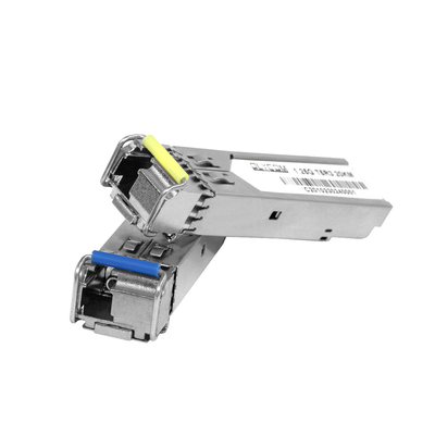 1.25G SFP Module Μονοτρόφος 1310nm/1550nm 20km Απλός οπτικός δέκτης