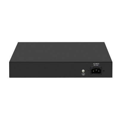 Διαχειριζόμενος διακόπτης 8 θυρών PoE VLAN Gigabit Fiber Ethernet Realtek Chip 120W Budget AC Είσοδος