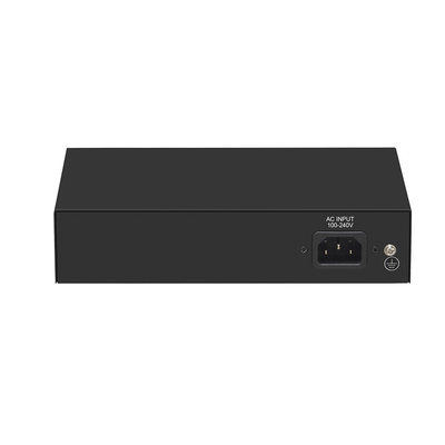 8 θύρες Gigabit PoE Network Switch VLAN 250-μέτρων AI PoE 120W Προϋπολογισμός μη διαχειριζόμενος