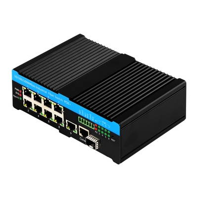 8 θύρες Ultra PoE L2 Managed Switch ERPS 2.5G Ring με 1SFP/RJ45 Uplink PoE Af/At/Bt