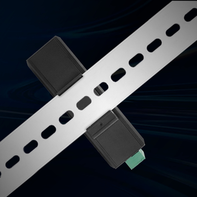 2 Port Industrial Network Switch Διπλή ισχύς 100/1000M Fiber Switch Din Rail Mounted