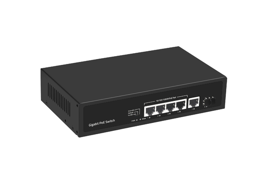 6 θύρες 10/100/1000mbps POE Fiber Switch με 4 θύρες Poe Ethernet Switch Manufacturer
