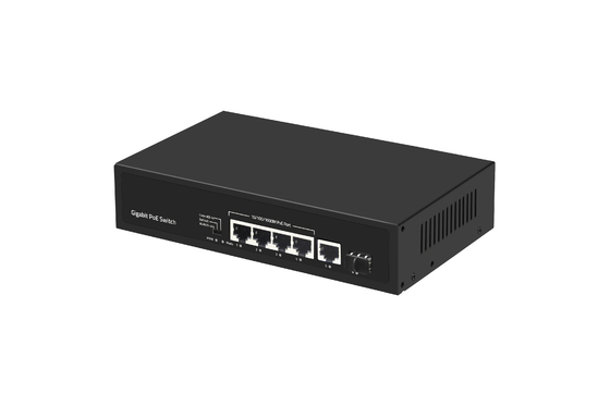 6 θύρες 10/100/1000mbps POE Fiber Switch με 4 θύρες Poe Ethernet Switch Manufacturer