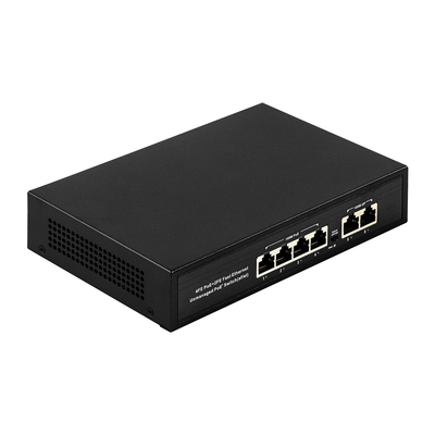 OEM ODM Γρήγορο Ethernet 10/100mbps 4 Port Poe Switch με 2 Uplink Port Network Switch