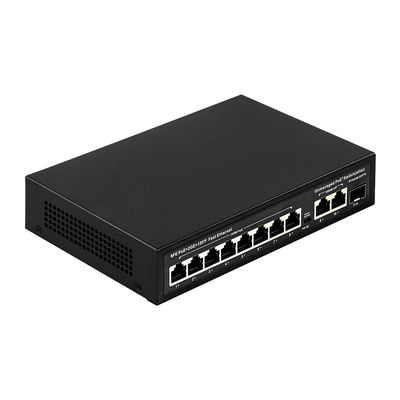 8 Port POE Switch με ισχύ 120W και μετάδοση 250m για CCTV - Unmanaged Fiber Optic POE Switch