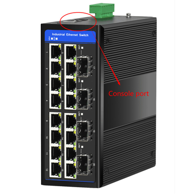 20 θύρες Gigabit Din Διαχειριζόμενος διακόπτης στρώμα 2 βασισμένος σε 4 SFP Slots Support Ring ERPS