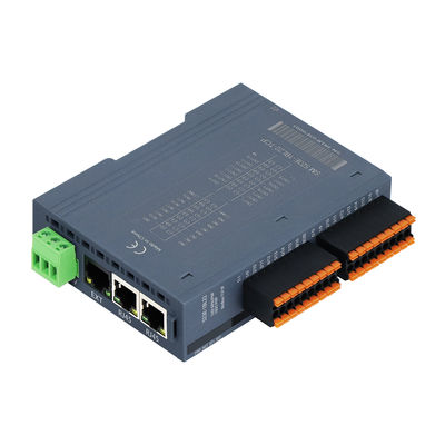 3 RJ45 θύρες Modbus-TCP/IP PLC IO Module με 16DI+16DO και 24VDC τροφοδοσία για βιομηχανικό έλεγχο