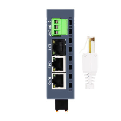 3 RJ45 θύρες Modbus-TCP/IP PLC IO Module με 16DI+16DO και 24VDC τροφοδοσία για βιομηχανικό έλεγχο