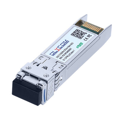 25G SFP28 CWDM Transceiver 10Km Single Module Extension DDM Εμπορικού Βαθμού CE
