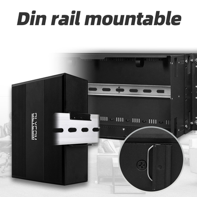 10port Gigabit 10/100/1000mbps L2 Διαχειριζόμενος διακόπτης POE με 2 Sfp για εξωτερικά