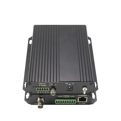 Αναλογικά Βίντεο Bidi Δεδομένα RS232/RS422 10/100M Ethernet Over Fiber Converter DC5V