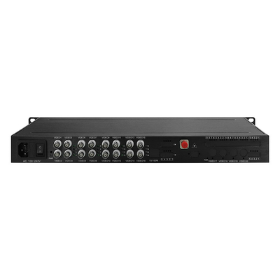 1080P 4K AHD CVI TVI Video Media Converter Ψηφιακός οπτικός επεκτατής 1U Rack 16 Port