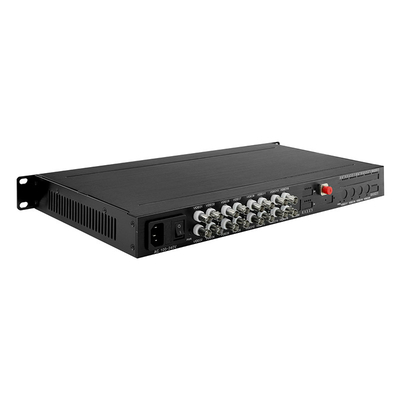 1080P 4K AHD CVI TVI Video Media Converter Ψηφιακός οπτικός επεκτατής 1U Rack 16 Port