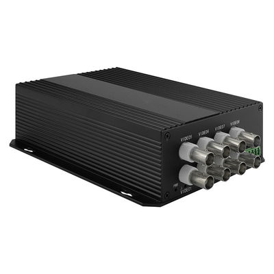 CCTV βίντεο δεδομένων οπτικός μετατροπέας 8 θύρες SECAM συμβατό SC/ST/FC ίνες CE