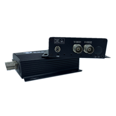 2 θύρες CCTV Analog Video Fiber Optic Converter 720P DC5V FC/SC/ST σύνδεσμος