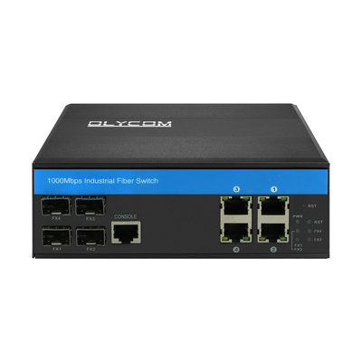 8 Port Industrial Managed PoE Switch Full Gigabit 120W Προϋπολογιστικό σκληρυμένο δίκτυο CE