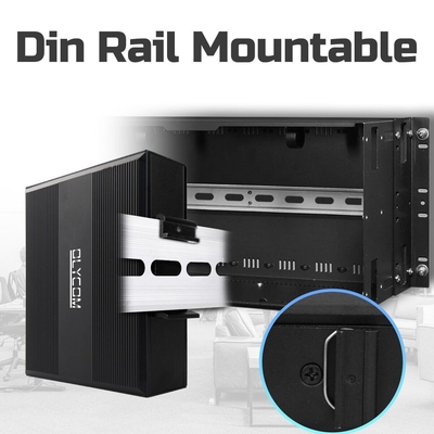 5 θύρες gigabit POE διακόπτης E-Mark 10/100/1000mbps 30W/60W/90W Industrial PoE Extender