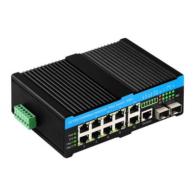L2 L3 Διαχειριζόμενος Gigabit Industrial Ethernet Switch Poe Switch 90w 2*2.5G SFP+8*RJ45 Πόρτες Εξωτερικός διακόπτης