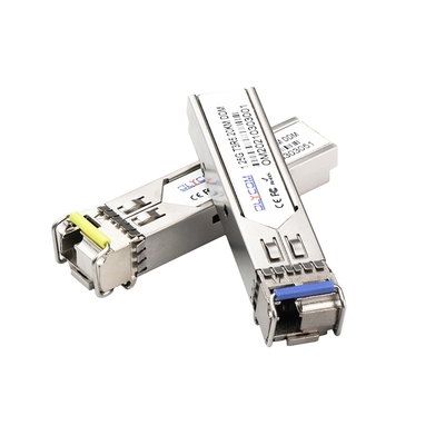 Σύνδεσμος δέκτη SFP συμβατός με το Cisco 1310nm/1550nm SM Μία ίνα 20km 1.25G Μονάδα ινών Μονάδα SFP