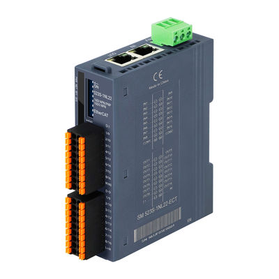 EtherCAT Remote I/O Module PLC Remote IO Module 16DI+16DO DC24V Input 2RJ45 IP20 Industrial Control System