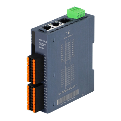 Ηλεκτρονική μονάδα I/O EtherCAT 24V DIN Mounted 2 RJ45 Connector IP20