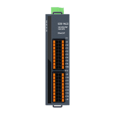 Βιομηχανική EtherCAT I/O Slave Module 16 θύρα 24V DC DIN Rail διπλή θύρα RJ45 θύρα IP20