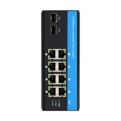 8 Gigabit Port Poe Switch μη διαχειριζόμενος Poe Switch 6 x Gigabit PoE+ Ports 2 x 1.25G SFP Fiber Ports 240W για εξωτερική χρήση